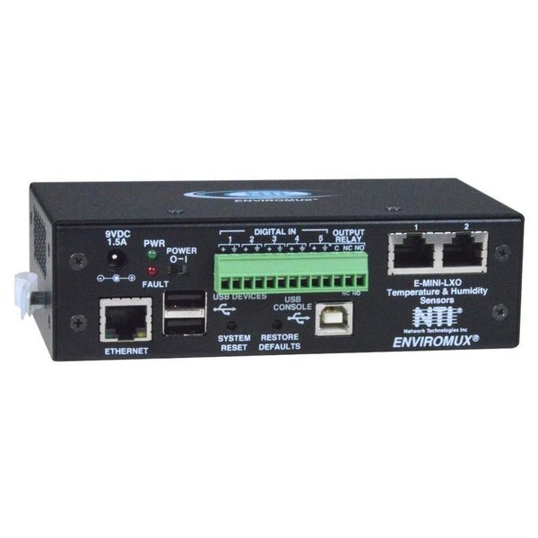 Network Technologies Mini Environment Monitoring Sy, E-MINI-LXO E-MINI-LXO